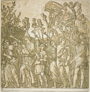 Triomf van Caesar door Andrea Andreani
