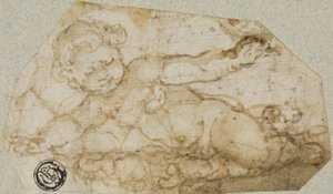 Putto met slinger