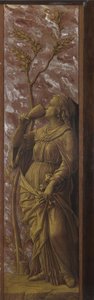 Een vrouw die drinkt, ca. 1500 door Andrea Mantegna