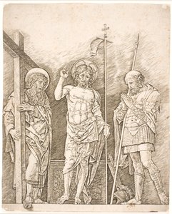 De opgestane Christus door Andrea Mantegna