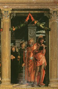 Detail (San Zeno altaarstuk, 1456-60) door Andrea Mantegna