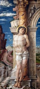 Duits: Hl. Sebastian Sint-Sebastiaan door Andrea Mantegna