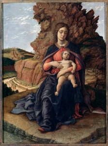 Madonna van de grotten door Andrea Mantegna