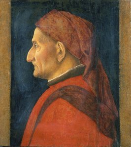 Portret van een man, 1450 door Andrea Mantegna