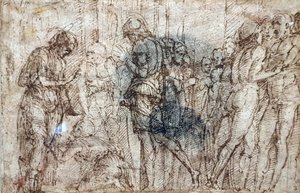 Sint Jakobus geleid tot martelaarschap door Andrea Mantegna