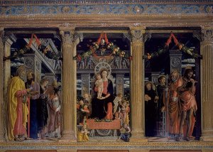 San-Zeno-altaar door Andrea Mantegna