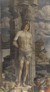 Het Martelaarschap van Sint Sebastiaan door Andrea Mantegna