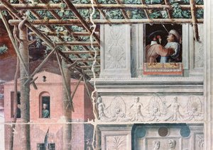 Het Martelaarschap van St. Christoffel, c.1450-56 door Andrea Mantegna