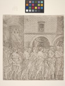 De Senatoren - De Triomf van Julius Caesar door Andrea Mantegna