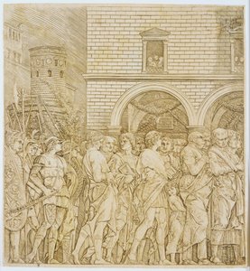 Triomf van senatoren door Andrea Mantegna