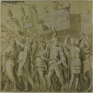 Triomfen van Julius Caesar: Canvas No. I