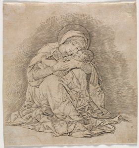 Maagd en Kind door Andrea Mantegna