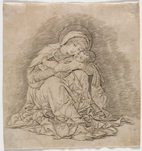 Maagd en Kind door Andrea Mantegna