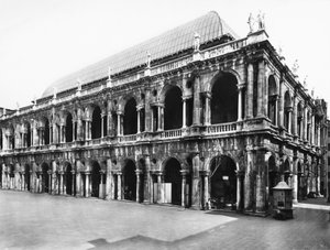 Gevel van de Basilica Palladiana, gebouwd 1549-1614