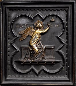 Hoop, paneel A van de zuidelijke deuren van de doopkapel van San Giovanni, 1336
