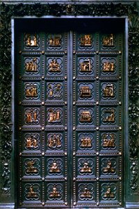 Zuiddeur van de Doopkapel van San Giovanni, 1336