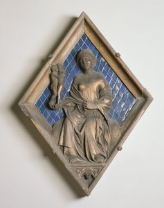 Venus, reliëftegel van de Campanile