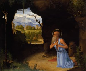 De Heilige Hiëronymus door Andrea Previtali