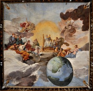 De Triomf van de Goddelijke Wijsheid, 1629-1631 door Andrea Sacchi