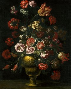 Vaas met bloemen door Andrea Scacciati