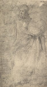Christus als de Redder met een Wereldbol, uit Christus en de Apostelen door Andrea Schiavone