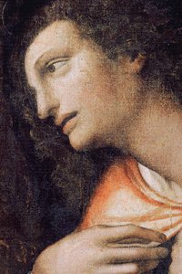 Abdij van Tongerlo. Laatste Avondmaal. 1506-1507. (detail) door Andrea Solario