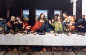 Abdij van Tongerlo. Laatste Avondmaal. 1506-1507. (detail)