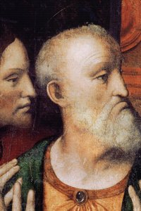 Abdij van Tongerlo. Laatste Avondmaal. 1506-1507. (detail) door Andrea Solario