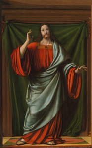 Christus zegent door Andrea Solario