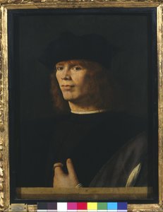 Portret van een jonge man door Andrea Solario