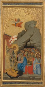 Scènes uit de Passie van Christus: De Nederdaling in de Hel [rechter paneel]