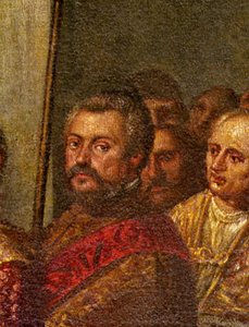 Een Venetiaanse senator, detail