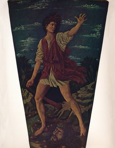 De jeugdige David door Andrea del Castagno