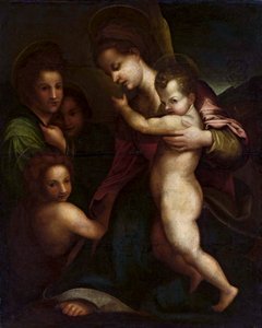 Madonna met Kind Jezus en Johannes