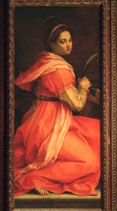 Sint-Catharina van Alexandrië, Altaarstuk van St. Agnes door Andrea del Sarto
