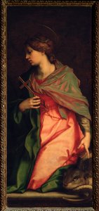 Sint Margarita van Antiochië, Altaarstuk van St. Agnes door Andrea del Sarto