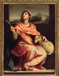 Santa Agnes van Rome, altaarstuk van St. Agnes