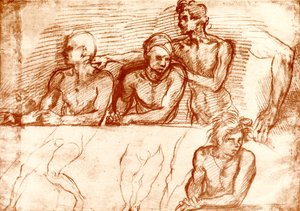 Studies voor het Laatste Avondmaal door Andrea del Sarto