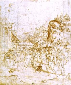De aanbidding der wijzen door Andrea del Sarto