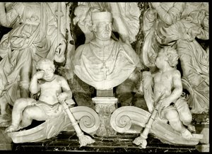Detail van het grafmonument van kardinaal Forteguerri