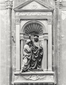 Ongelovigheid van Sint Thomas door Andrea del Verrocchio