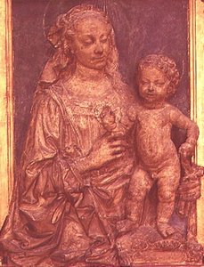 Madonna en kind door Andrea del Verrocchio