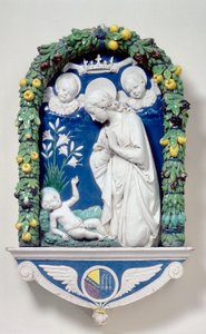 Madonna van de Lelies door Andrea Della Robbia