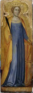 St. Katharina, ca.1400 door Andrea di Bartolo