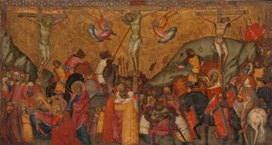 De Kruisiging door Andrea di Bartolo