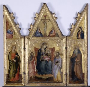 Drieluik met Madonna en Kind, ca.1400