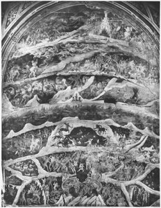 Hel, uit De Goddelijke Komedie (Inferno) door Dante Alighieri (1265-1321) door Andrea di Cione Orcagna