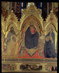 Het Strozzi Altaarstuk, 1357 (detail) door Andrea di Cione Orcagna