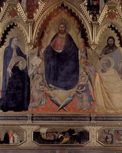 Het Strozzi Altaarstuk, 1357 (detail) door Andrea di Cione Orcagna