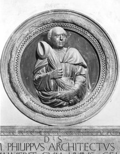 Buste van Filippo Brunelleschi (1377-1446)